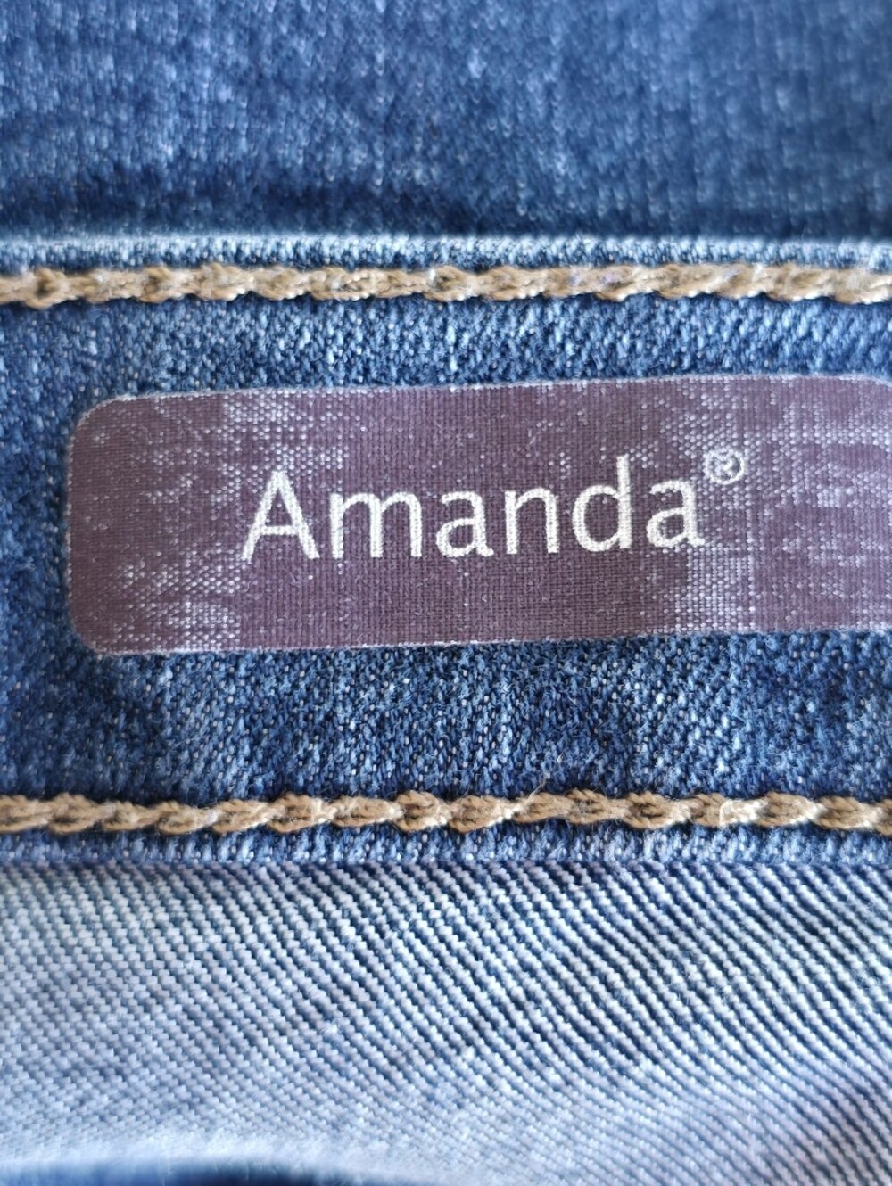 Straight Leg Dark Wash Jeans Gloria Vanderbilt Size 14 - Picture 14 of 14